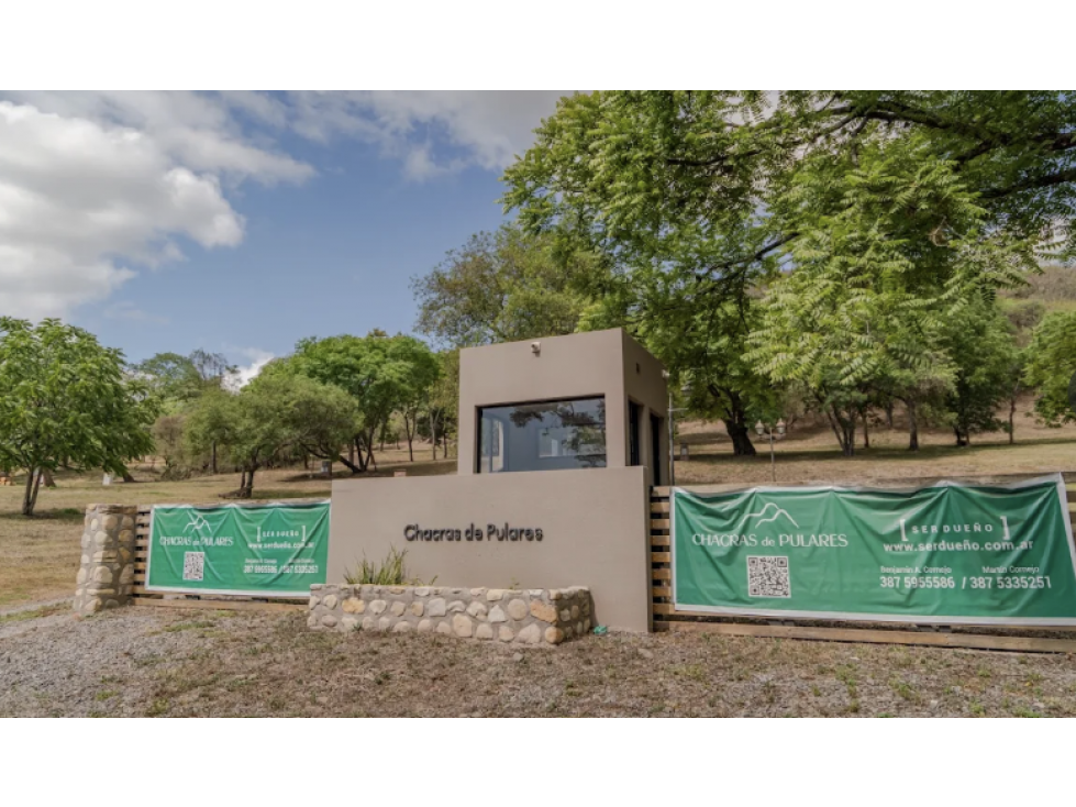 VENTA DE TERRENO EN CHACRAS DE PULARES (LOTE N° 1), CHICOANA, SALTA — foto 2
