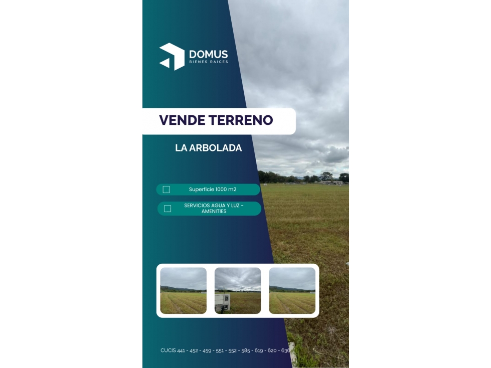 VENTA DE TERRENO LA ARBOLADA - 1