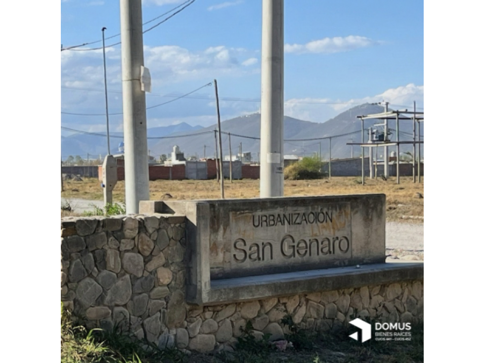 VENTA TERRENO URBANIZACION SAN GENARO — foto 6