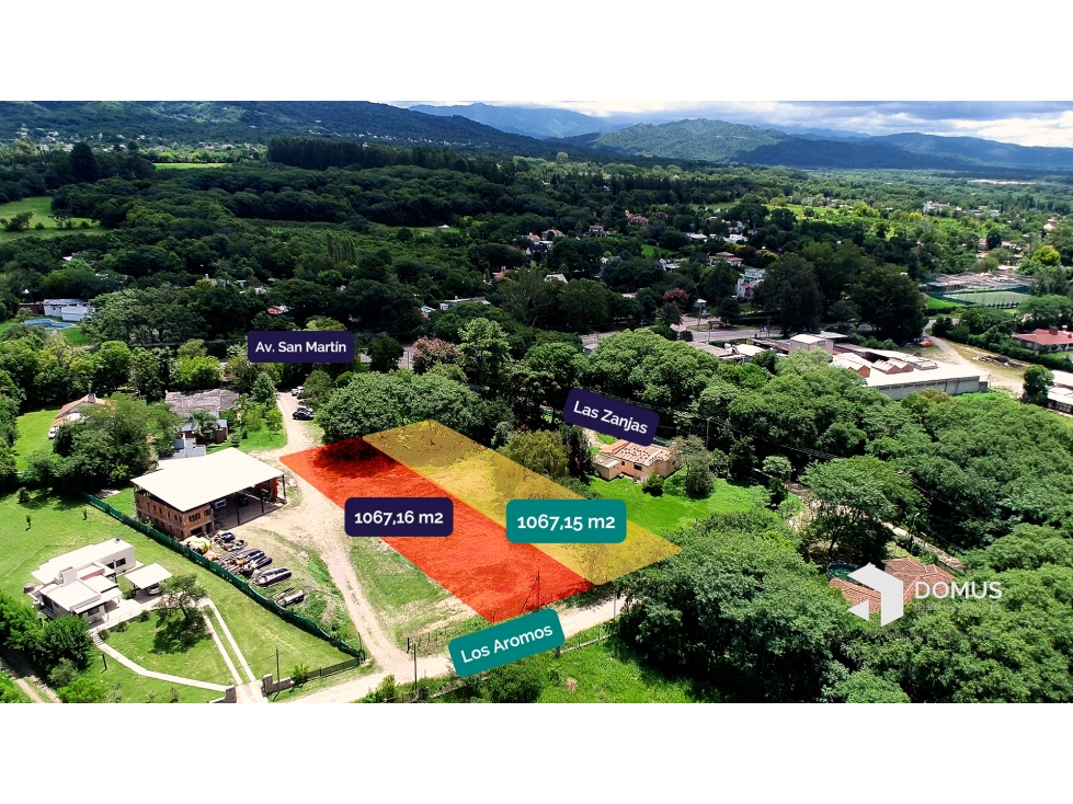 VENTA DOS TERRENOS EN VAQUEROS 1000 M2 C/U