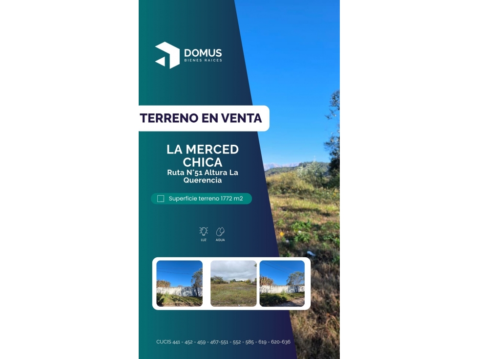 VENTA TERRENO LA MERCED CHICA - 1