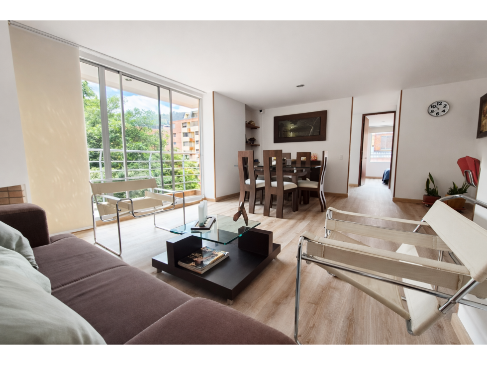 Venta apartamento exterior Belmira 109m² 3H balcón