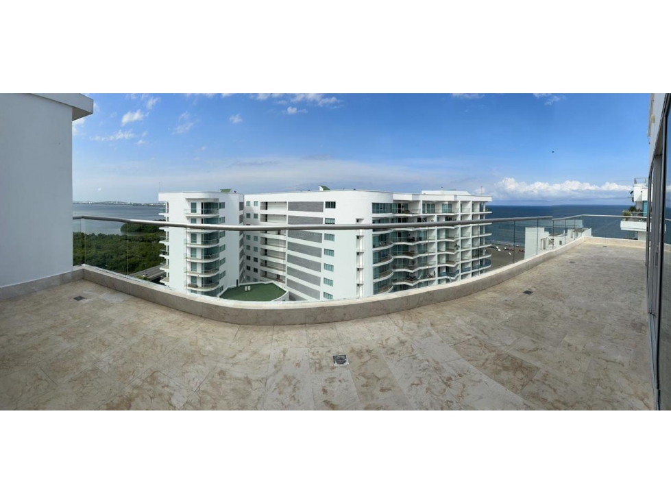 VENTA PENTHOUSE CON VISTA AL MAR - CARTAGENA CERCA A LOS MORROS — foto 5