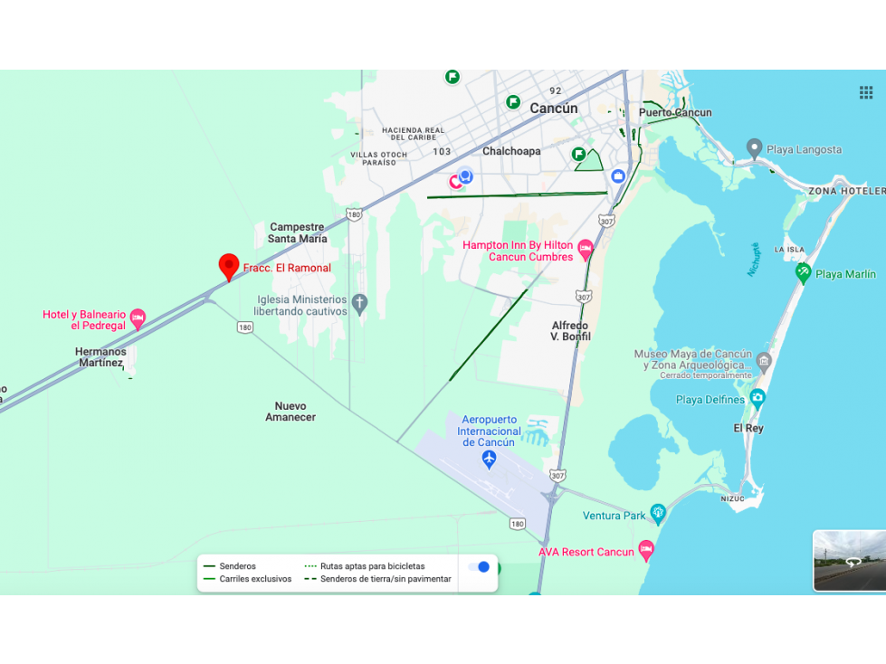 Venta Terreno Ecológico Cancun. El Pedregal 3000m2 1.1 MDP - 3