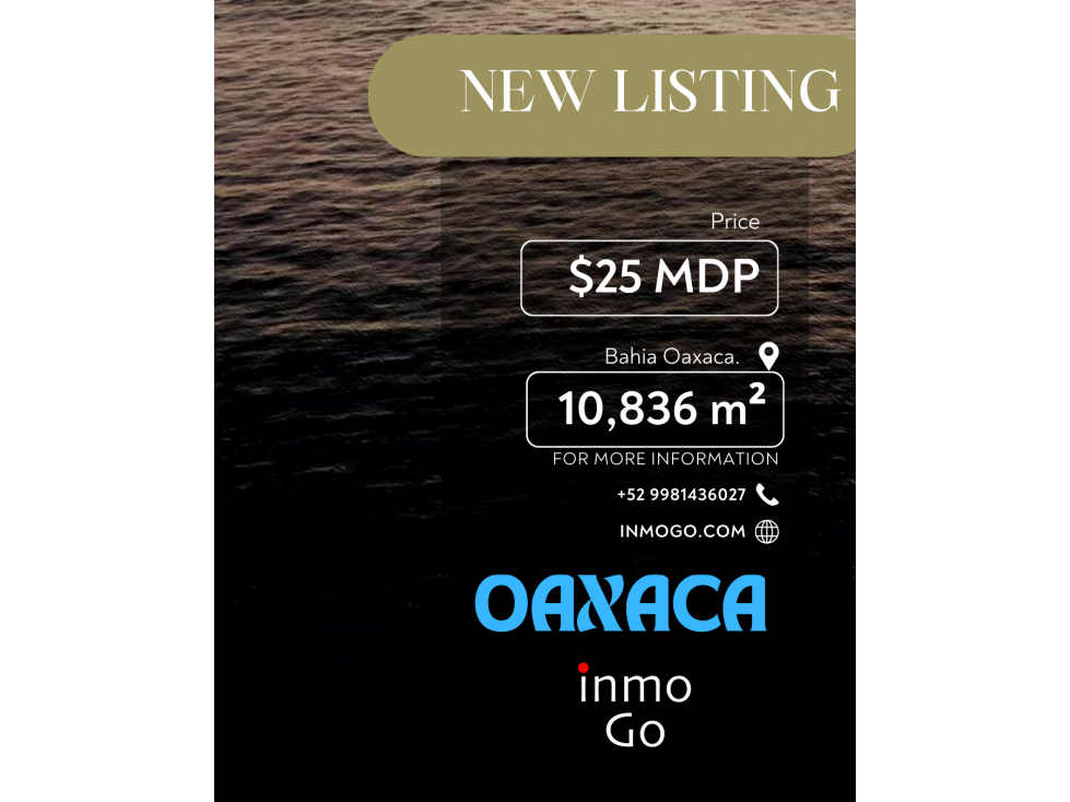 Venta Terreno Oaxaca en Bahía acceso a playa $25 MDP 10 mil m² - 1
