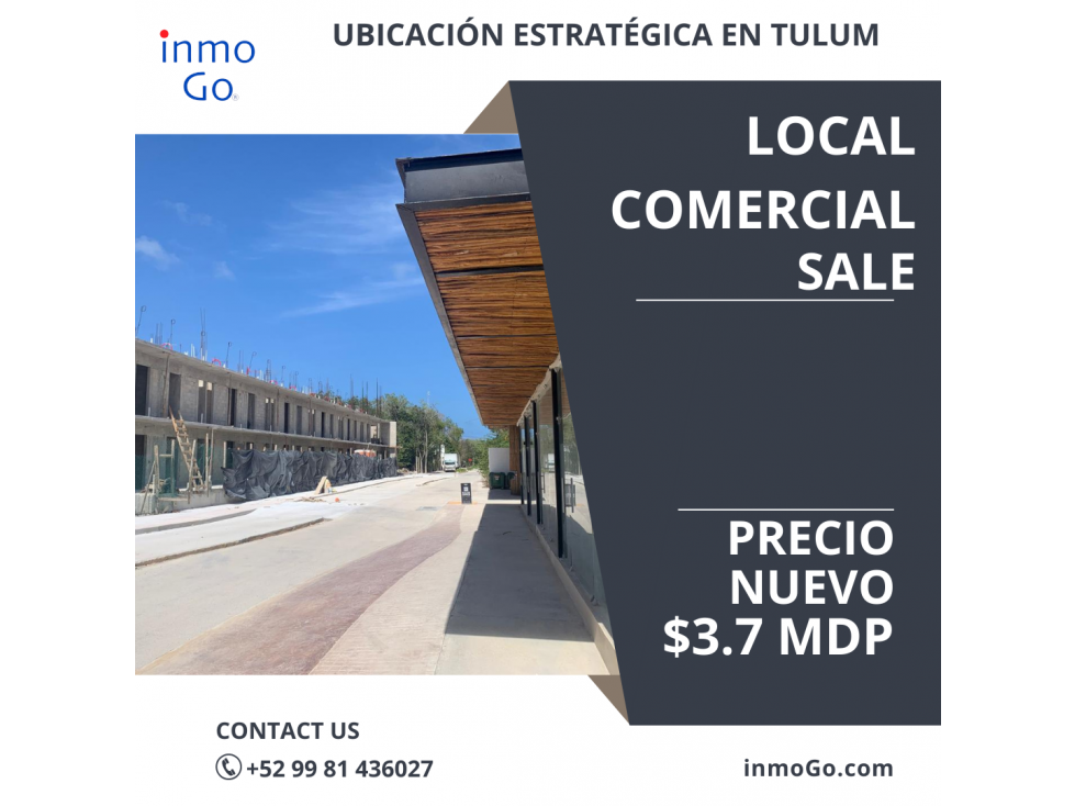 Venta Local comercial Tulum $3.7MDP 23.52 m2 - 5
