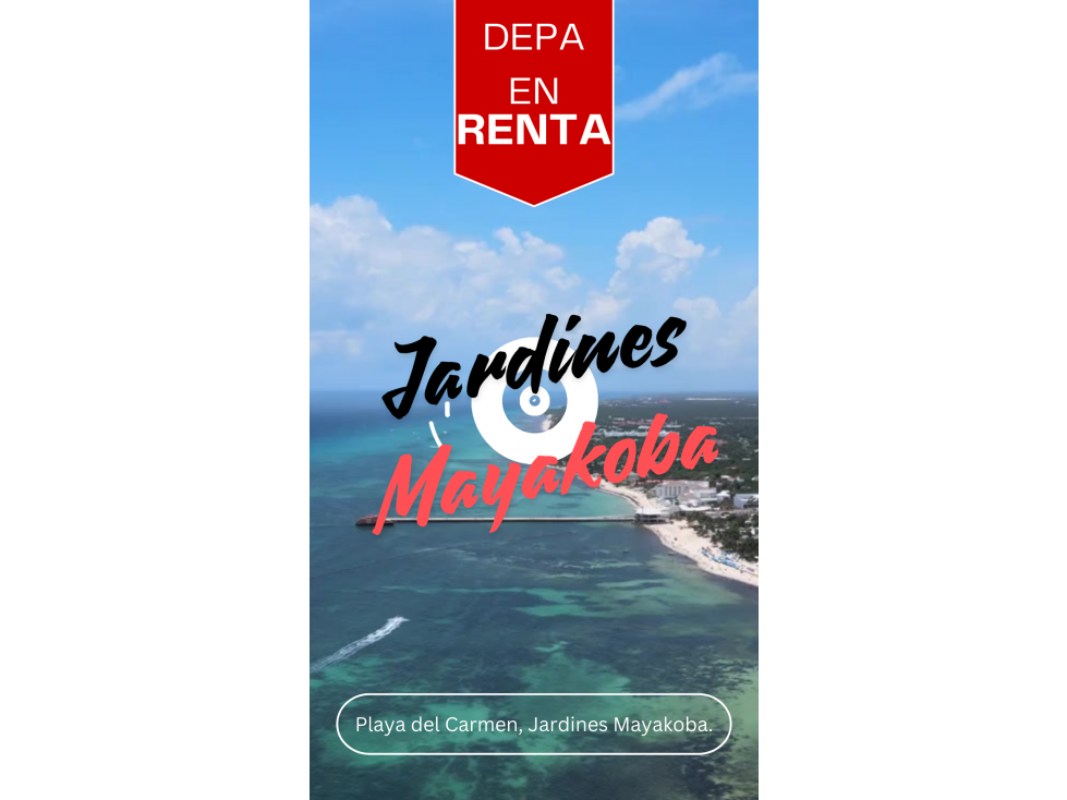 Renta Departamento Amueblado Mayakoba $15mil Playa del Carmen - 1