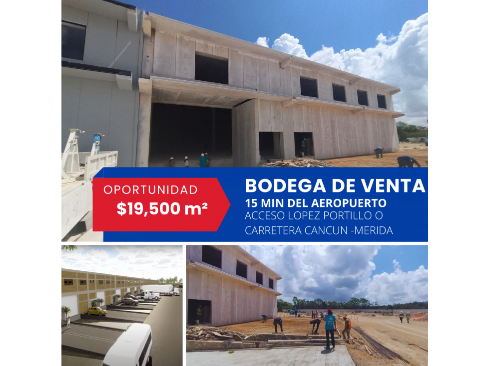 Venta Bodega $24.915 MDP, Terreno1330, Cancun Aeropuerto - 4