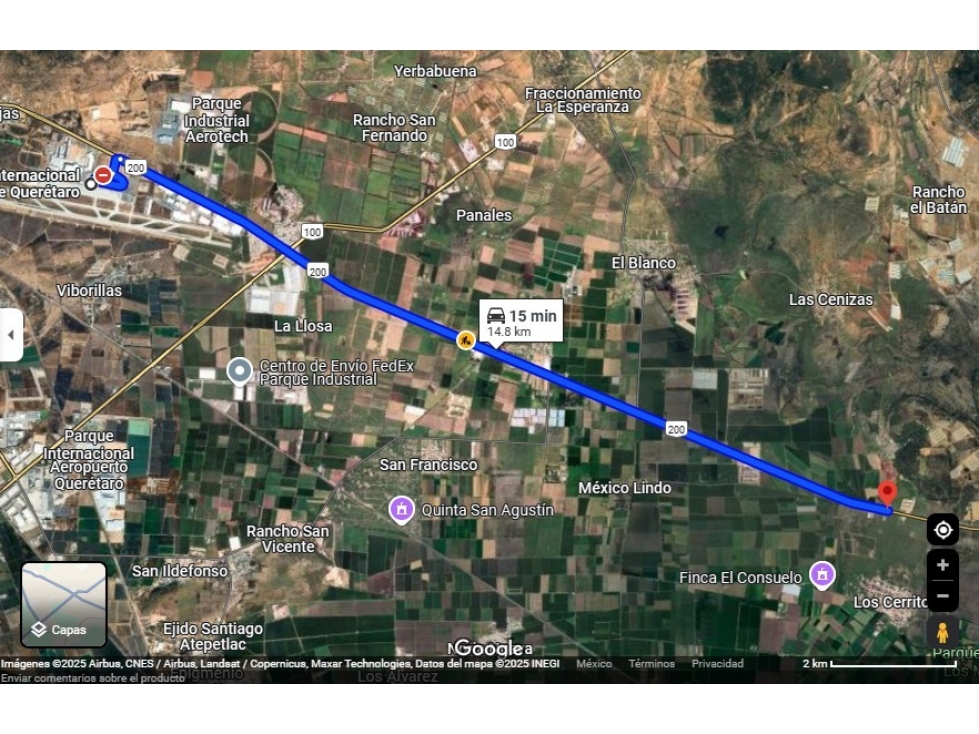 Terreno industrial Venta Aeropuerto Queretaro 46mil M2 $600 m2 - 4