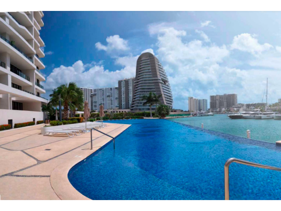 Venta Departamento de Lujo Puerto Cancun $19.3 MDP 1 Recamaras — foto 2