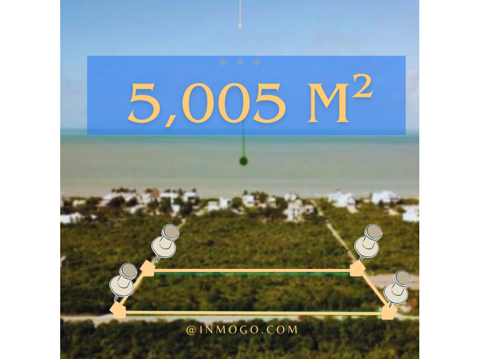 Terreno en venta Yucatan Chicxulub, 300m de la playa $31.2MDP - 2