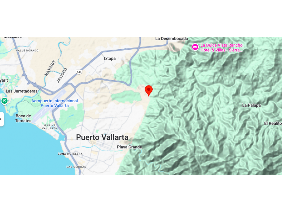 Terreno en Venta Puerto Vallarta , 62 ha, $650 m2 - 2