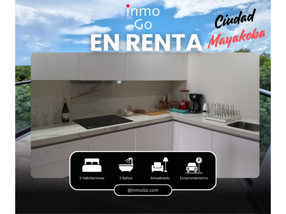 Renta Departamento Amueblado Mayacoba $23.8Mil Playa del carmen — foto 4