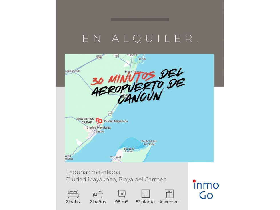 Departamento en Renta Playa del Carmen Mayakoba $23,000 Amueblado — foto 4