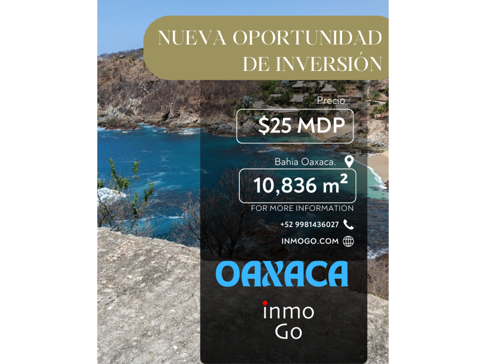 Venta Terreno Oaxaca en Bahía acceso a playa $25 MDP 10 mil m² - 4