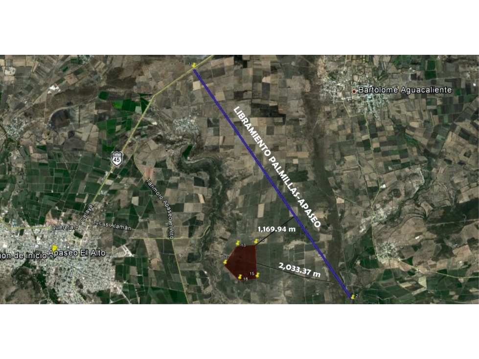 Terreno en Venta Apaseo el Alto GUANAJUATO - 2