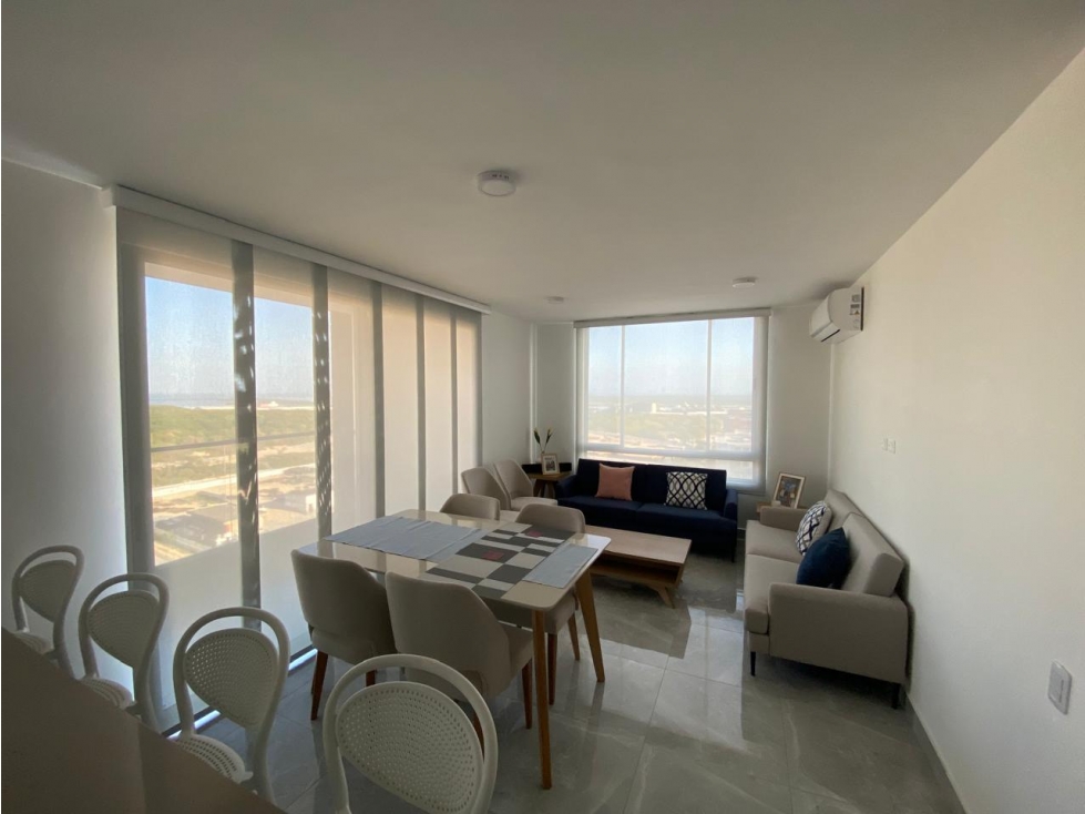 VENTA DE APARTAMENTO AMOBLADO EN BUENAVISTA