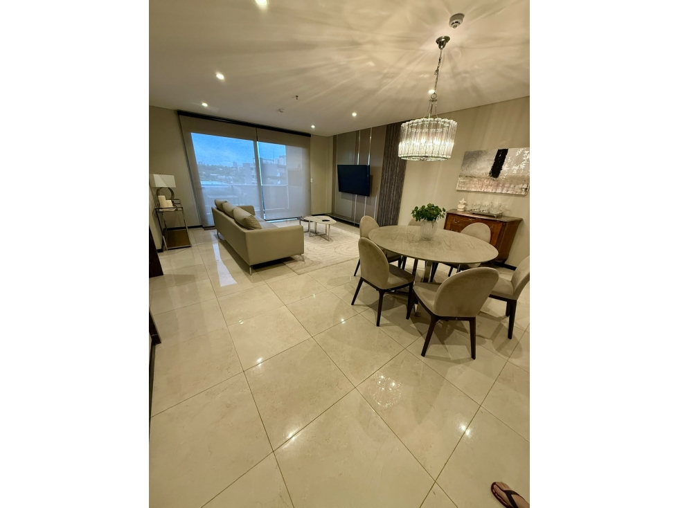 ALQUILO DEPARTAMENTO DE 2 DORMITORIOS AMOBLADO ZONA EJE CORPORATIVO