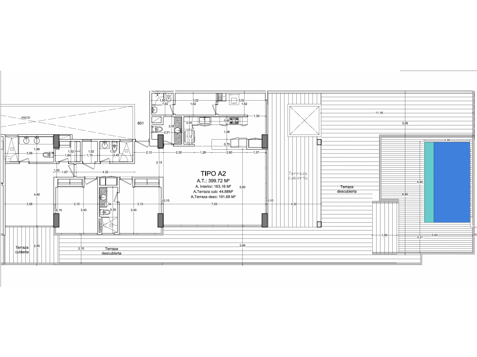 VENTA APARTAMENTO CON PISCINA PRIVADA - FRENTA AL MAR - PLAYA DORMIDA — foto 2