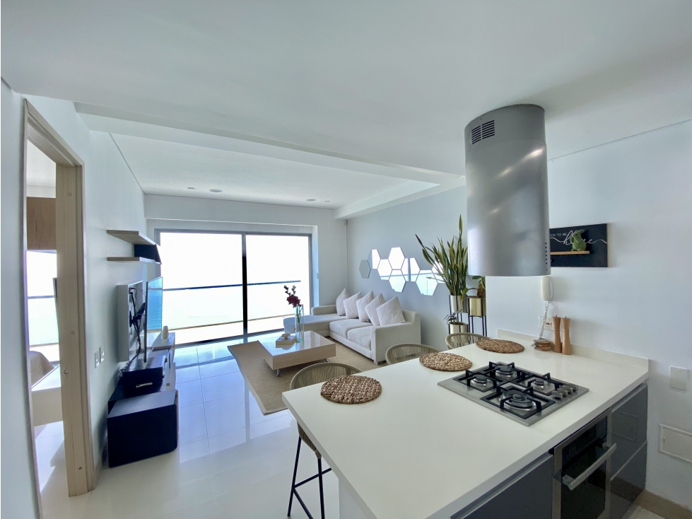 ARRIENDO APARTA-ESTUDIO AMOBLADO EN AMBAR OCEANIC VISTA FRONTAL AL MAR — foto 2