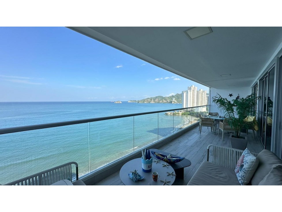 ARRIENDO APARTAMENTO AMOBLADO FRENTE AL MAR EN PLAYA SALGUERO