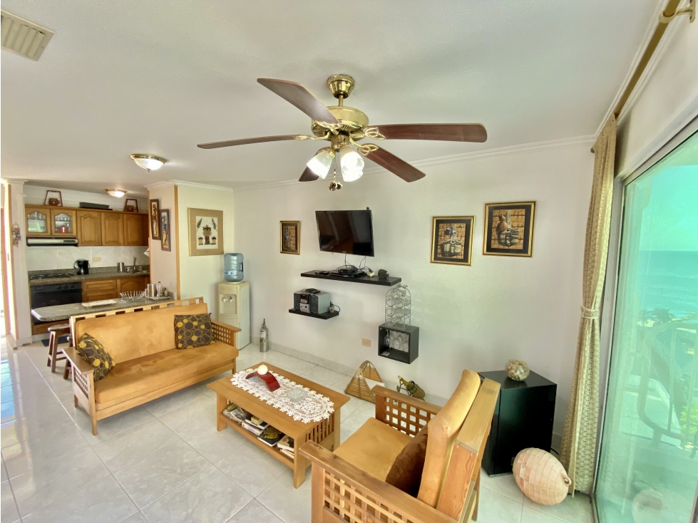 VENTA APARTAMENTO AMOBLADO CON VISTA AL MAR RODADERO SUR SANTA MARTA — foto 5