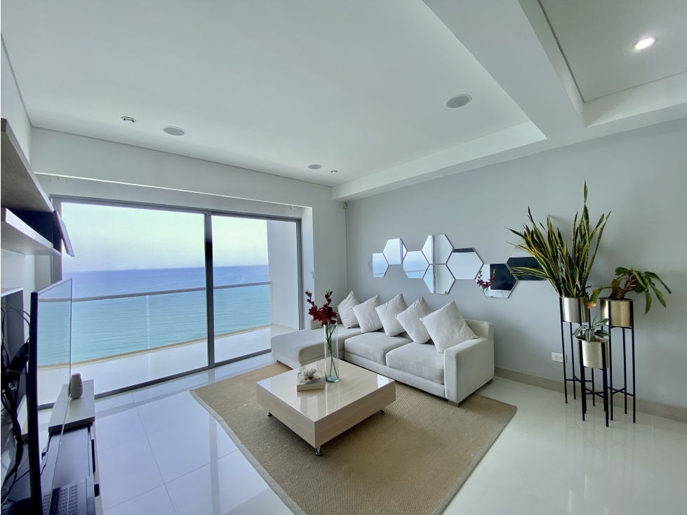 ARRIENDO APARTA-ESTUDIO AMOBLADO EN AMBAR OCEANIC VISTA FRONTAL AL MAR — foto 3