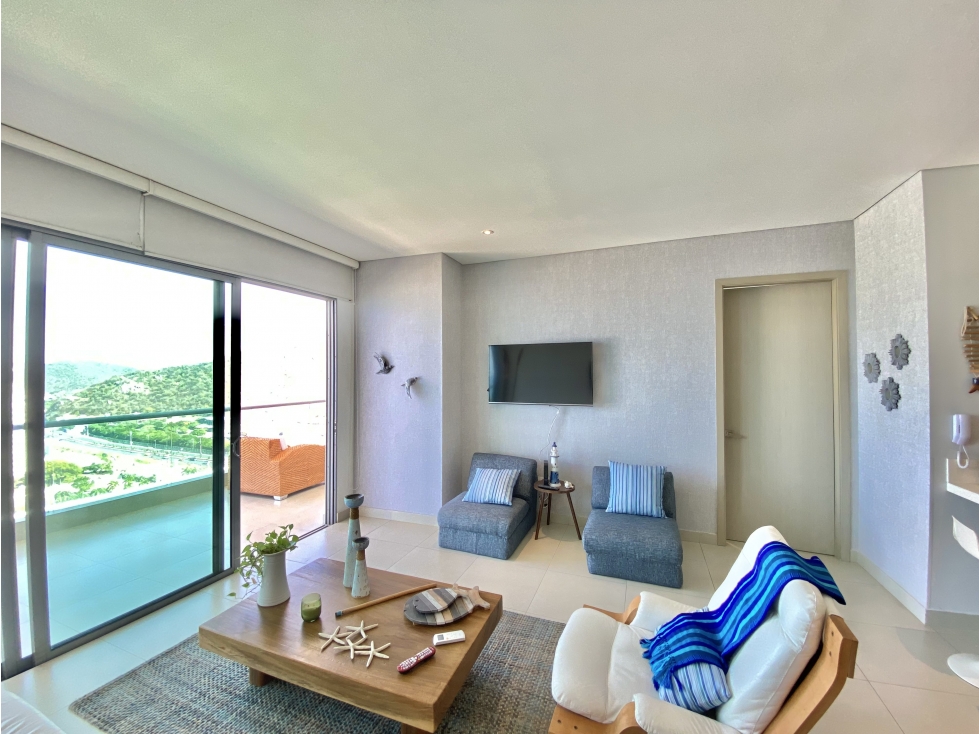 ARRIENDO APARTAMENTO AMOBLADO FRENTE AL MAR BELLO HORIZONTE — foto 4
