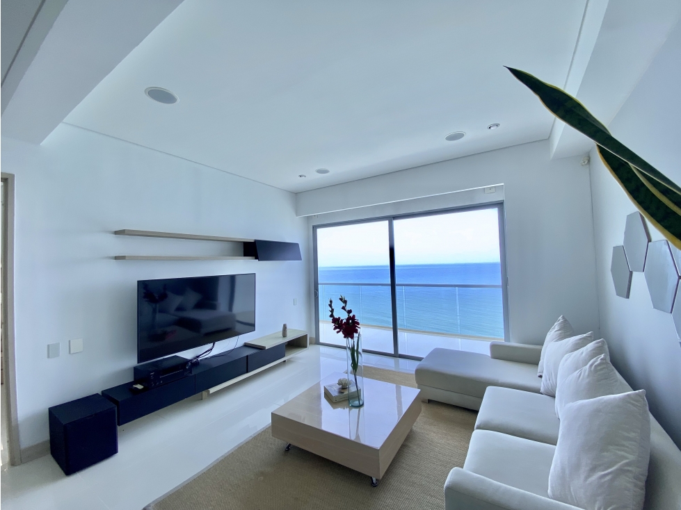 ARRIENDO APARTA-ESTUDIO AMOBLADO EN AMBAR OCEANIC VISTA FRONTAL AL MAR — foto 4