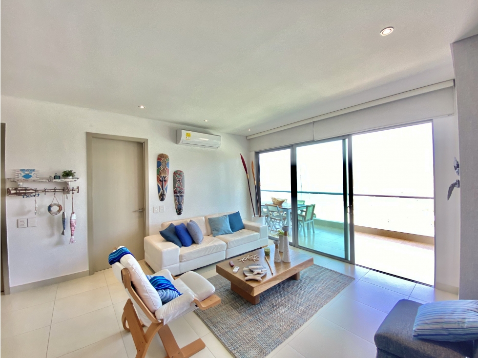 ARRIENDO APARTAMENTO AMOBLADO FRENTE AL MAR BELLO HORIZONTE — foto 3