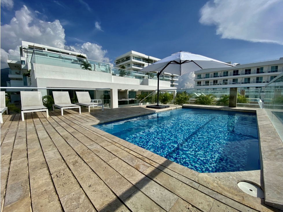 VENTA APARTAMENTO CON PISCINA PRIVADA - FRENTA AL MAR - PLAYA DORMIDA — foto 4