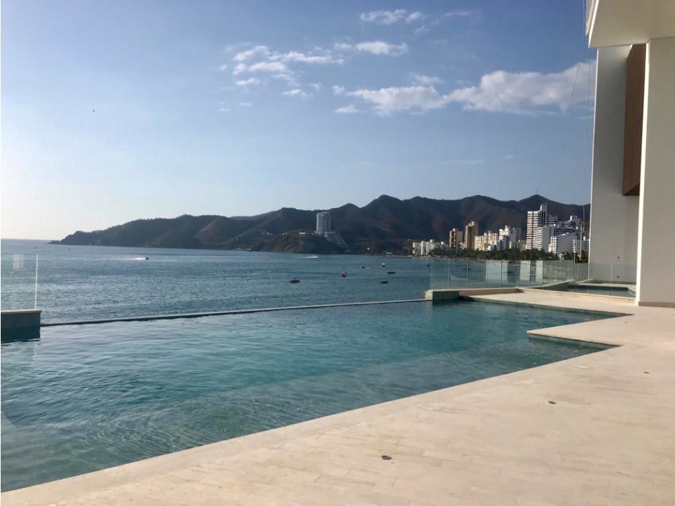ARRIENDO APARTAMENTO FRENTE AL MAR - RODADERO SUR, SANTA MARTA
