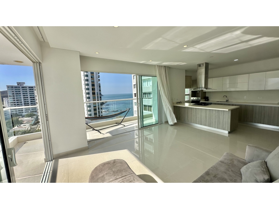 ARRIENDO APARTAMENTO FRENTE AL MAR - RODADERO SUR, SANTA MARTA — foto 4