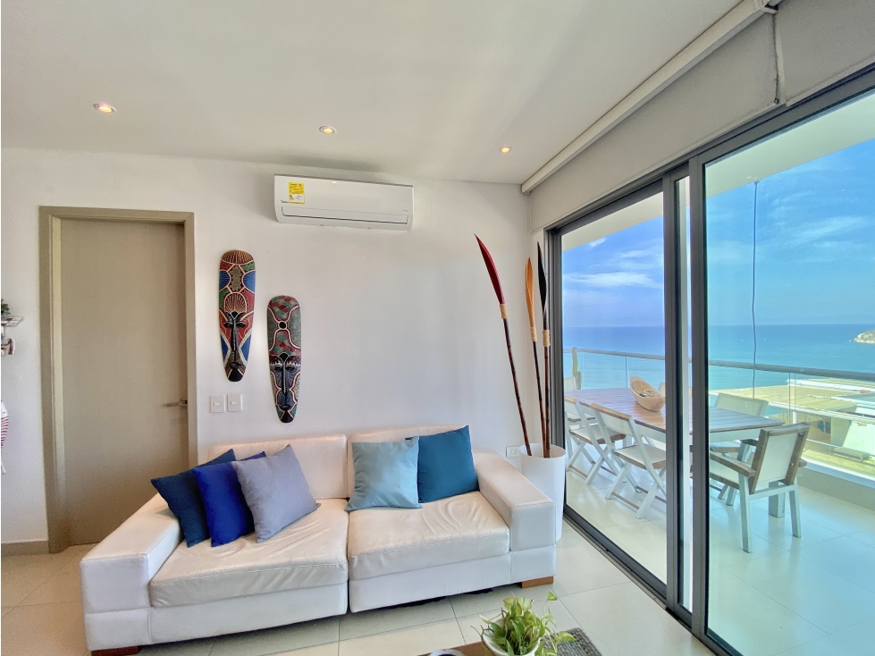 ARRIENDO APARTAMENTO AMOBLADO FRENTE AL MAR BELLO HORIZONTE — foto 6