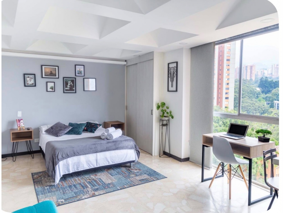 SE VENDE HERMOSO APARTAESTUDIO EN EL POBLADO