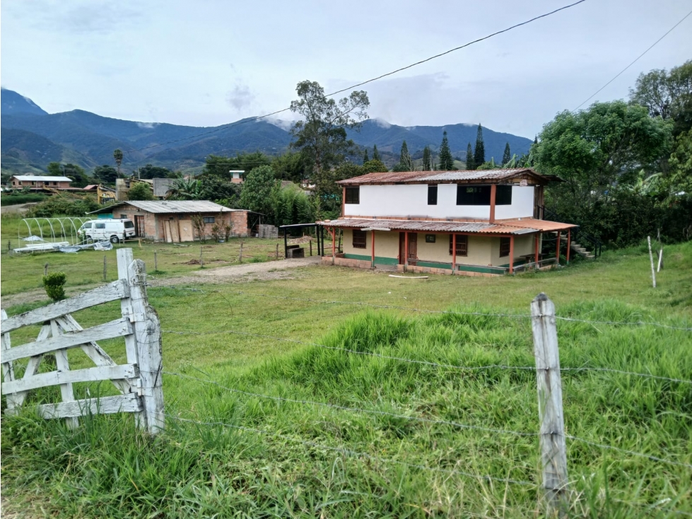 VENTA FINCA 1.035 M2 CON CASA Y CABAÑA EXCELENTE UBICACIÓN URRAO ANT - 6