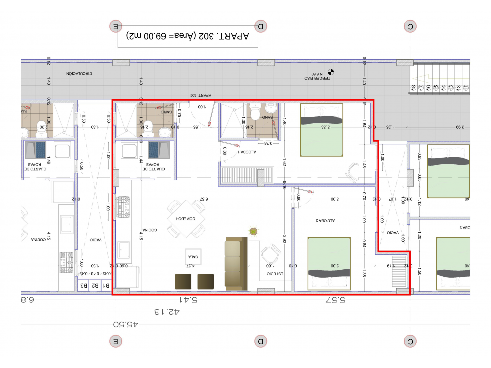 VENTA APARTAMENTO NUEVO 302 (SOBRE PLANOS), LA UNIÓN - ANTIOQUIA — foto 3