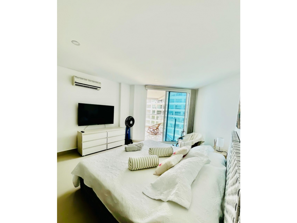 Arriendo Apto Cartagena la boquilla +2 hab+ inc admon+93ms2+piso 5 — foto 2