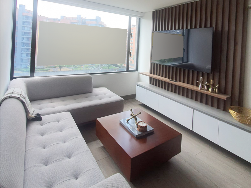 Vendo lindo apartamento Modelia + 60 mt2 + 3 alcobas + amoblado — foto 4