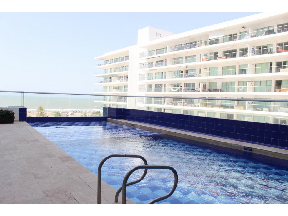 Arriendo Apto Cartagena la boquilla +2 hab+ inc admon+93ms2+piso 5