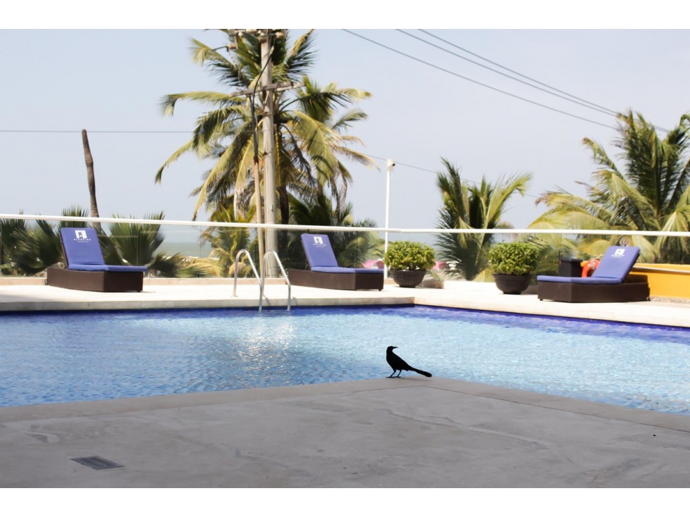 Arriendo Apto Cartagena la boquilla +2 hab+ inc admon+93ms2+piso 5 — foto 4