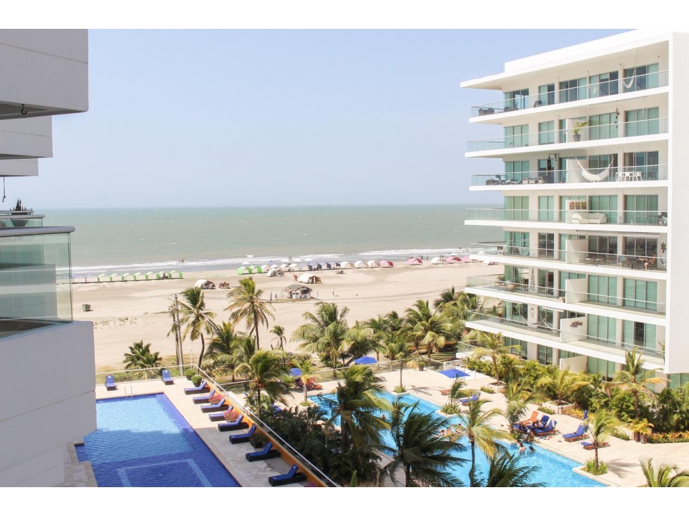 Arriendo Apto Cartagena la boquilla +2 hab+ inc admon+93ms2+piso 5