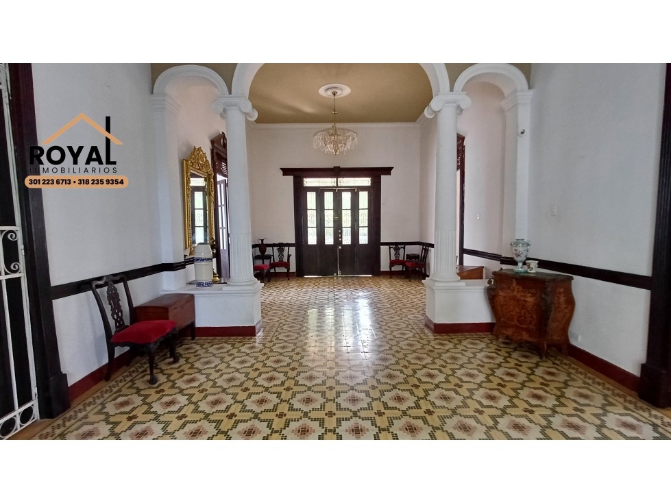 PRADO BARRANQUILLA ALQUILER CASA PATRIMONIO 614 M2 LOTE 1.273 M2