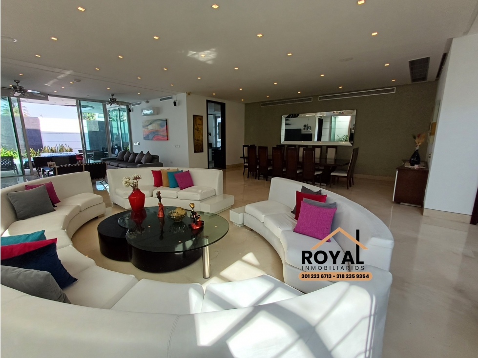 RIOMAR BARRANQUILLA VENTA CASA DE LUJO DE 1.100 METROS