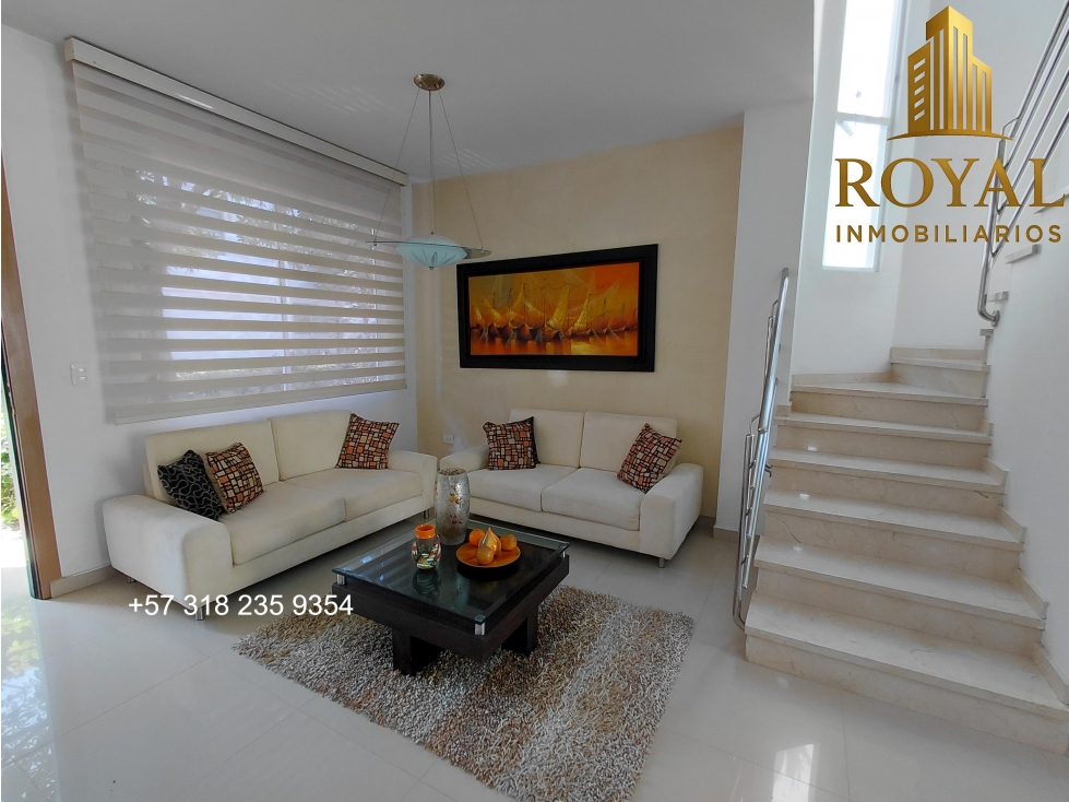 VILLA CAMPESTRE BARRANQUILLA PUERTO COLOMBIA CASA 200 M2 LOTE 397 M2