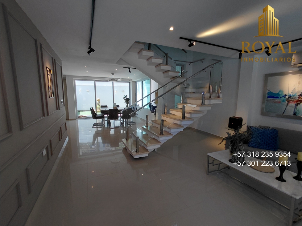 VILLA CAMPESTRE, PUERTO COLOMBIA, BARRANQUILLA, CASA 322 M2