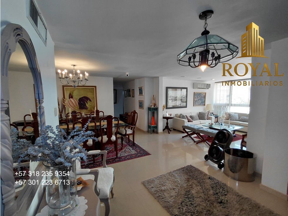 EL GOLF, BARRANQUILLA, VENTA APARTAMENTO 167 METROS
