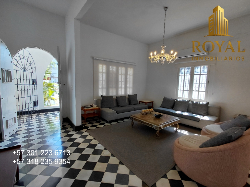 PRADO, BARRANQUILLA, VENTA CASA PATRIMONIAL, 200 M2, LOTE 476 M2 — foto 2