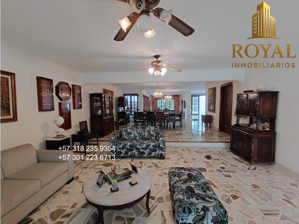 ANDALUCIA, RIOMAR, BARRANQUILLA, CASA DISEÑO CLASICO AÑOS 70 — foto 3