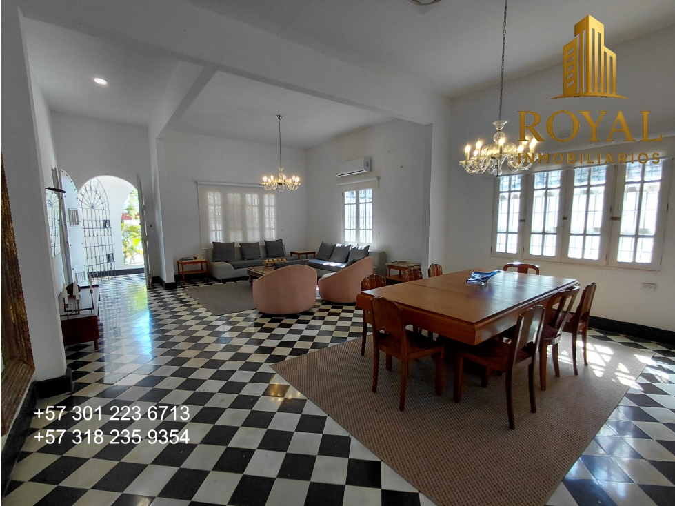 PRADO, BARRANQUILLA, VENTA CASA PATRIMONIAL, 200 M2, LOTE 476 M2 — foto 4